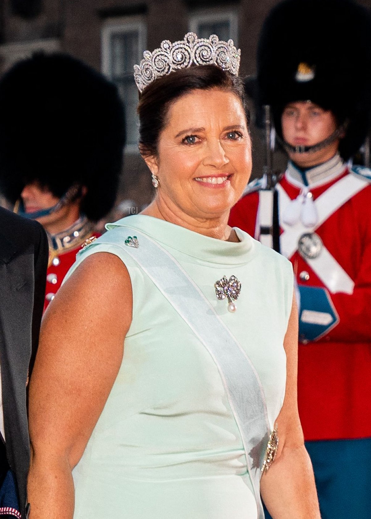 La Principessa Alexia di Grecia e Danimarca arriva al Teatro Reale Danese a Copenaghen per il concerto di gala del Giubileo d'Oro della Regina Margrethe II il 10 Settembre 2022 (IDA MARIE ODGAARD/Ritzau Scanpix/AFP via Getty Images)