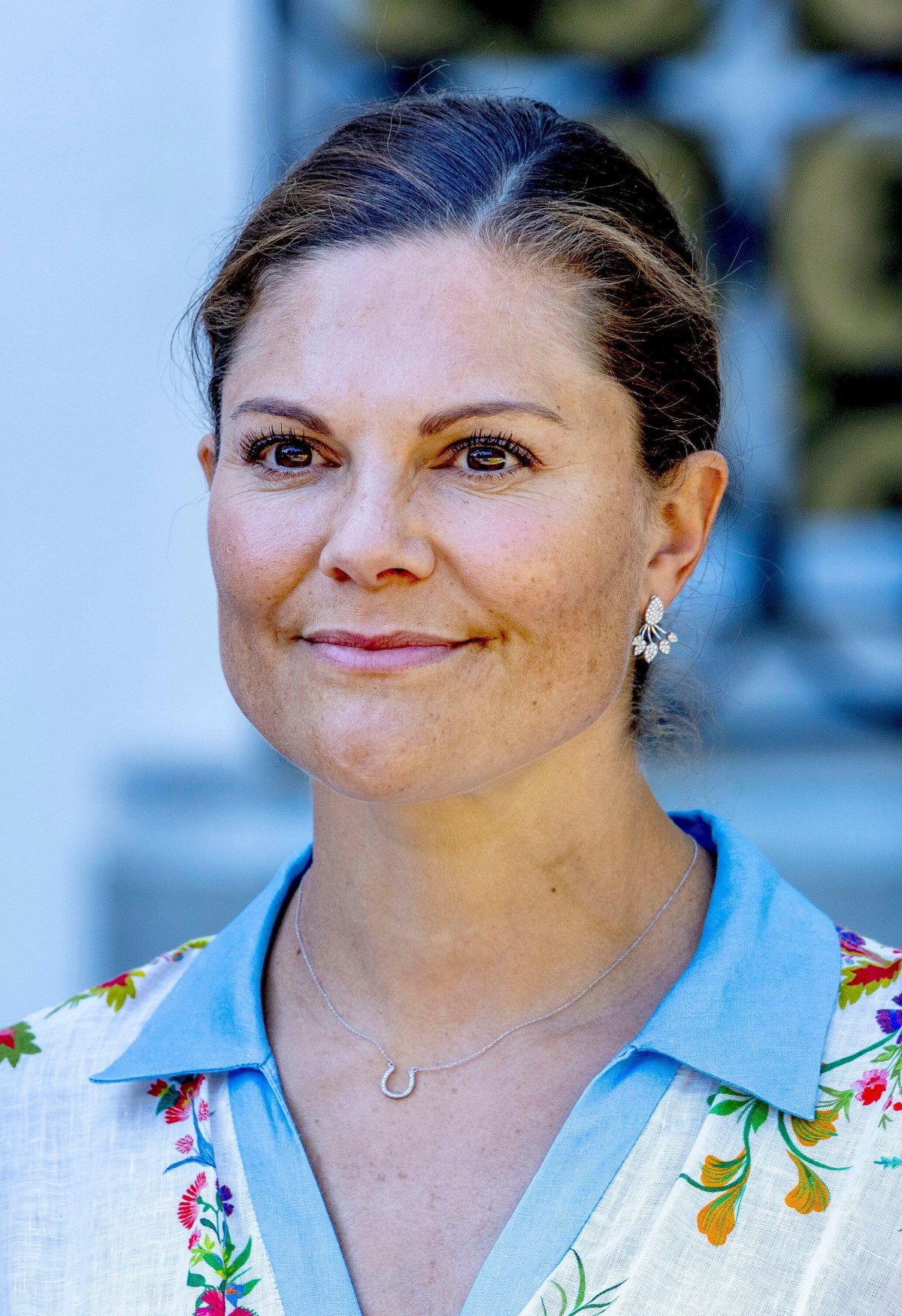 La Principessa ereditaria Victoria di Svezia festeggia il suo compleanno al Palazzo Solliden a Borgholm il 14 luglio 2024 (Albert Nieboer/DPA Picture Alliance/Alamy)