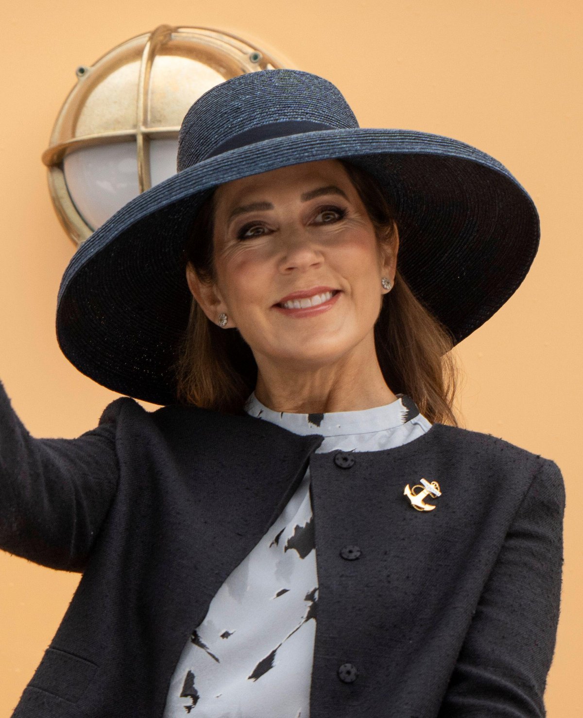 La Regina di Danimarca visita Velje a bordo del Yatch Reale Dannebrog il 22 agosto 2024 (Bo Amstrup/Ritzau Scanpix/Alamy)