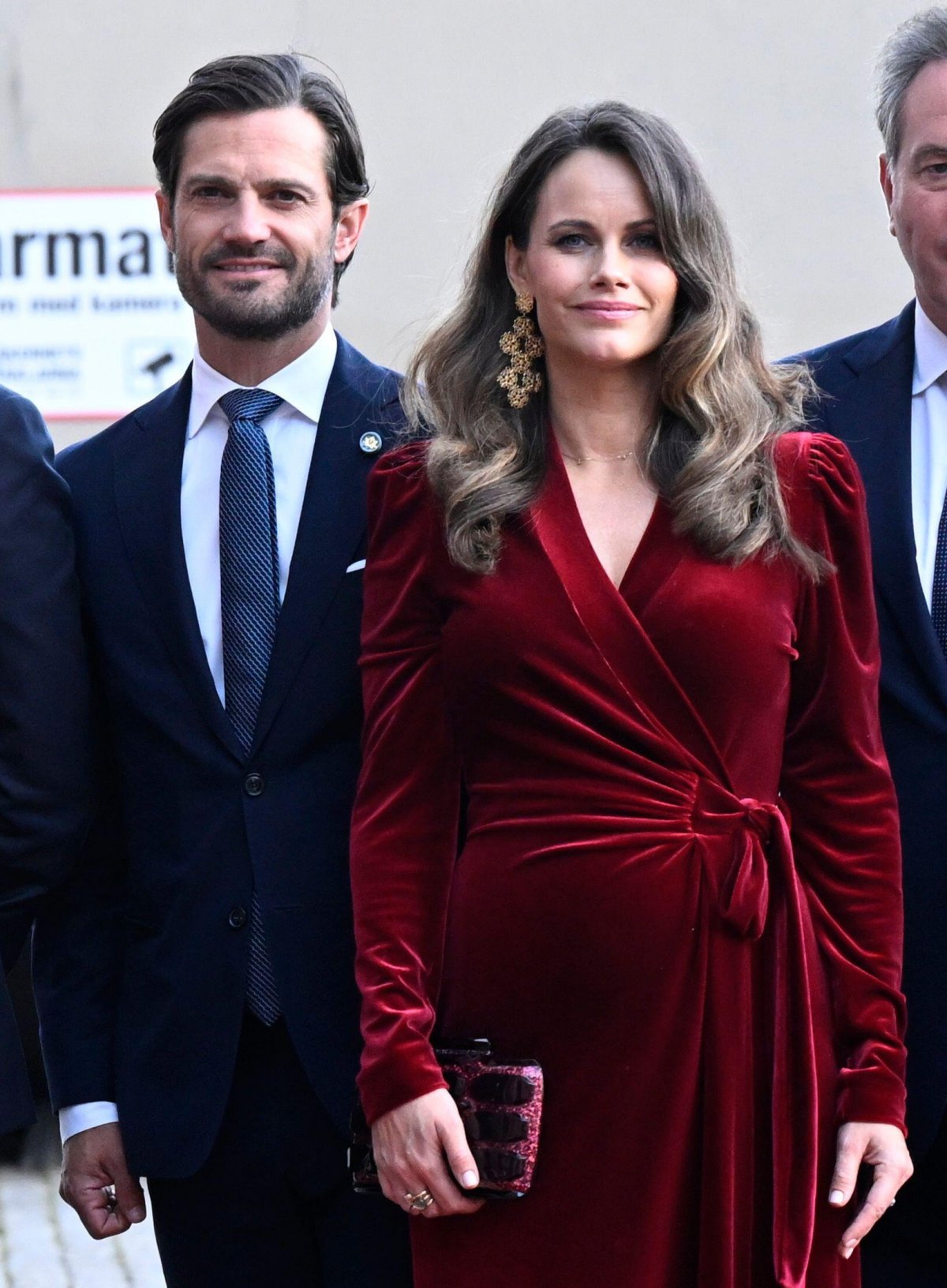 Il Principe Carl Philip e la Principessa Sofia di Svezia partecipano a un concerto all'Opera Reale dopo l'apertura della sessione del Riksdag a Stoccolma il 10 settembre 2024 (Jessica Gow/TT News Agency/Alamy)