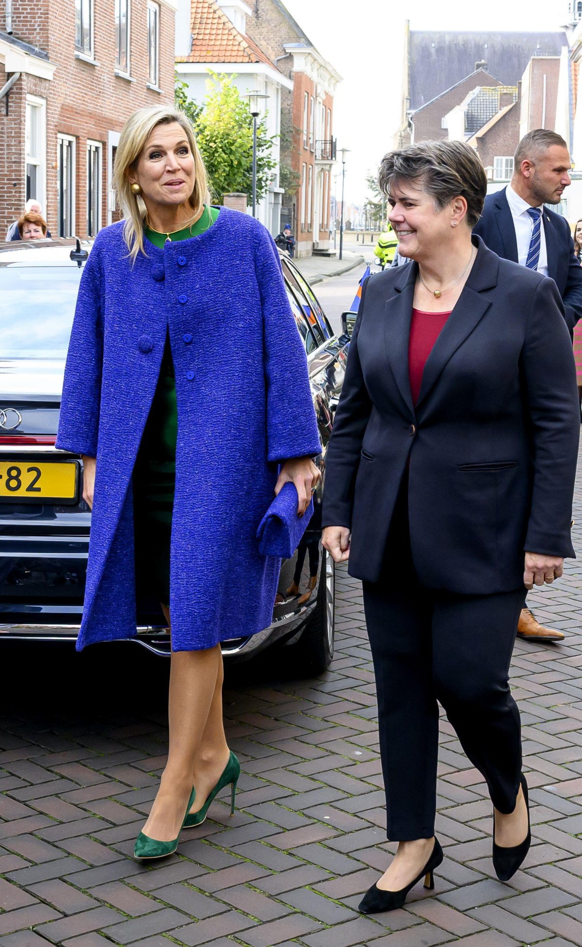 La Regina dei Paesi Bassi in visita al comune di Waalwijk il 15 ottobre 2024 (Patrick van Emst/NLBeeld/Alamy)