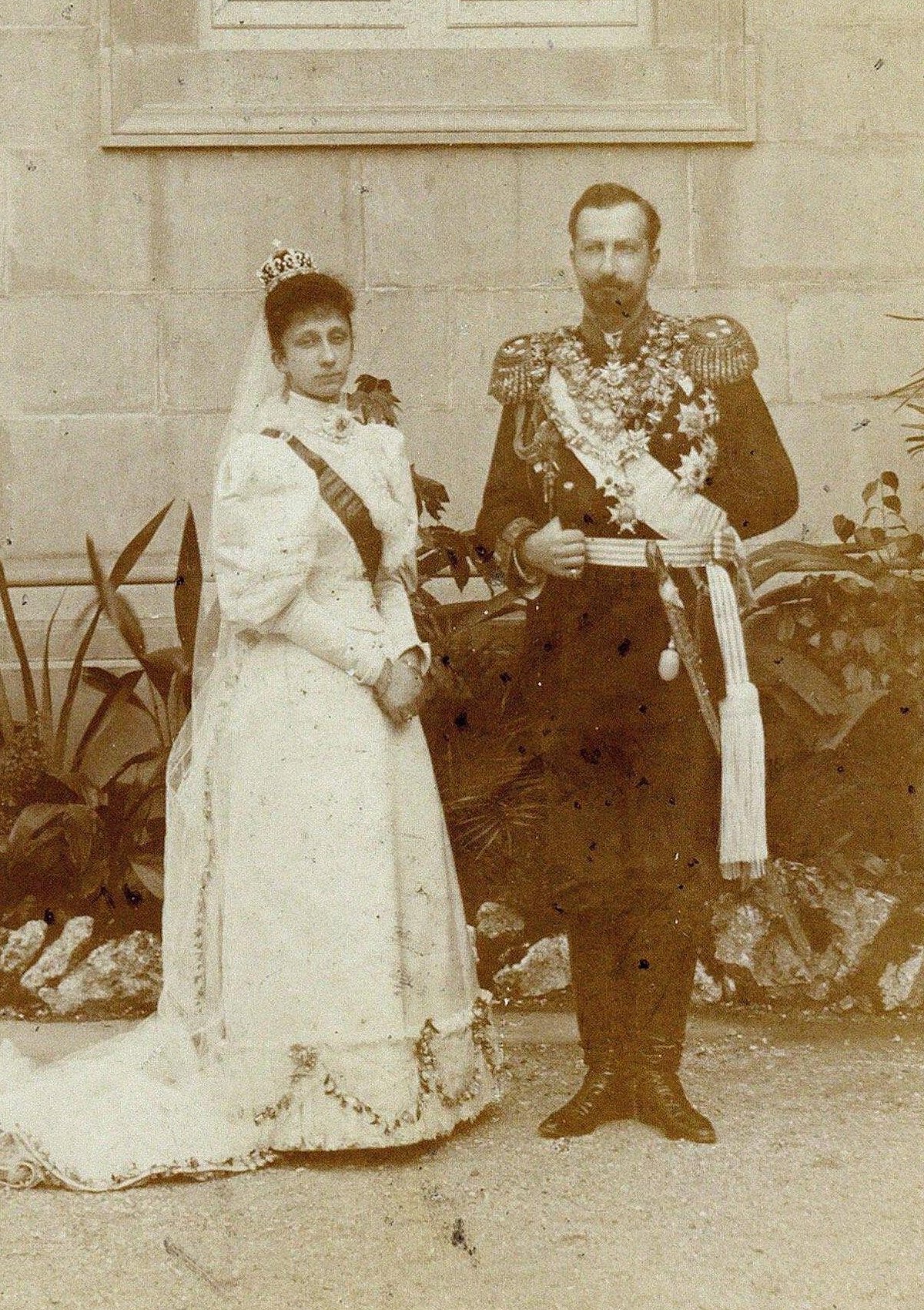 Matrimonio del Principe di Bulgaria e della Principessa Maria Luisa di Bourbon-Parma, 1893 (Album/Alamy)