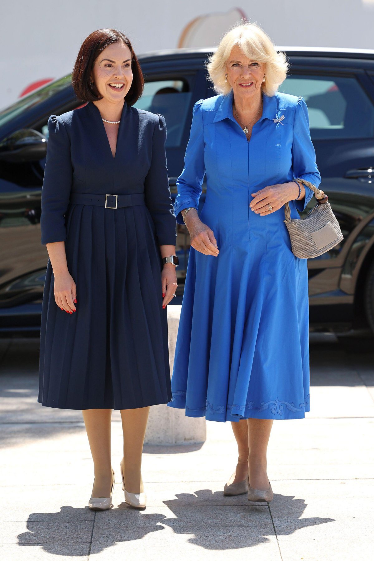 Regina Camilla visita la Biblioteca di Green Square a Sydney il 22 ottobre 2024 (Chris Jackson/PA Images/Alamy)