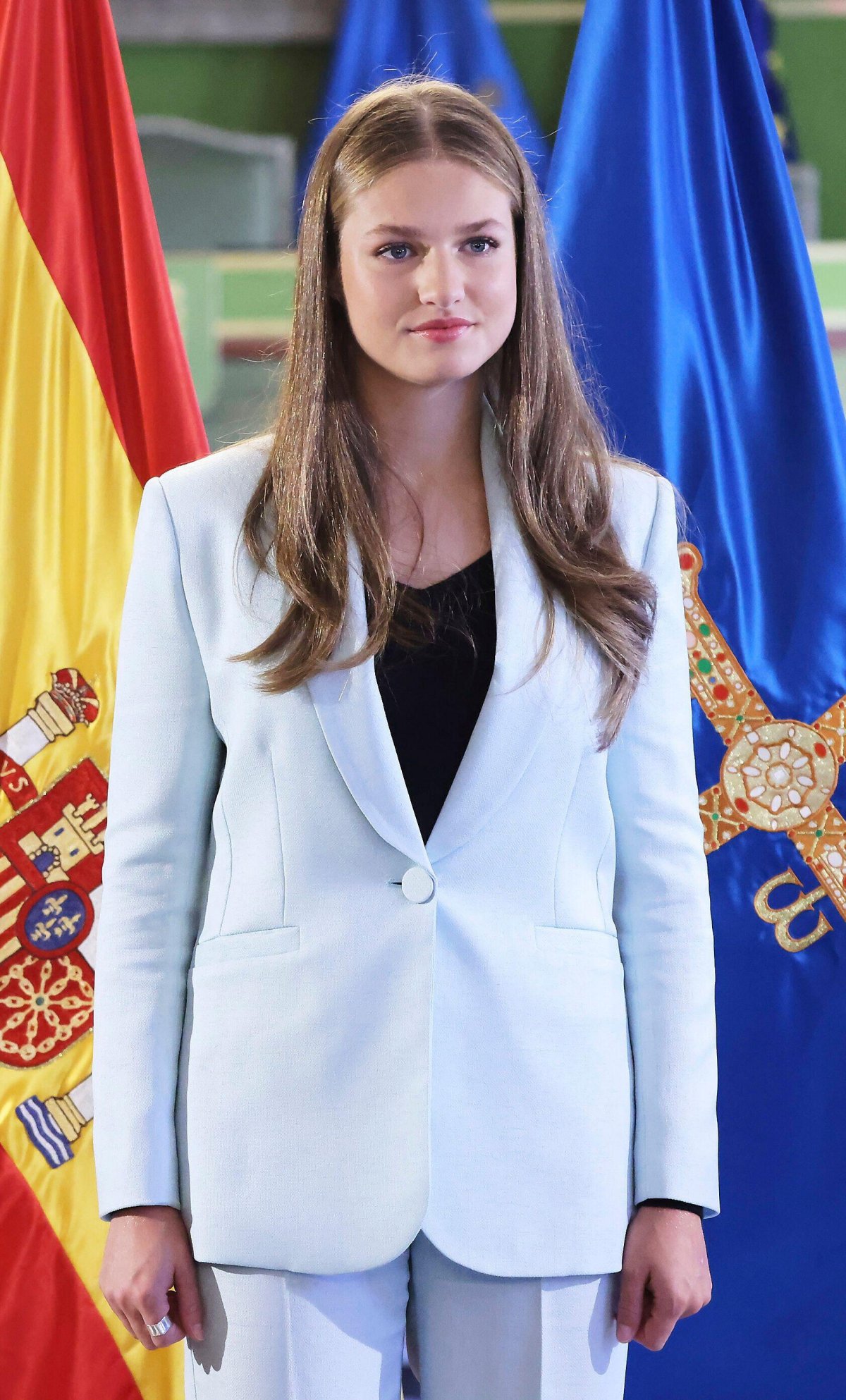 La Principessa delle Asturie partecipa alla presentazione della Medaglia delle Asturie presso l'Università di Oviedo il 24 ottobre 2024 (Album/Alamy)