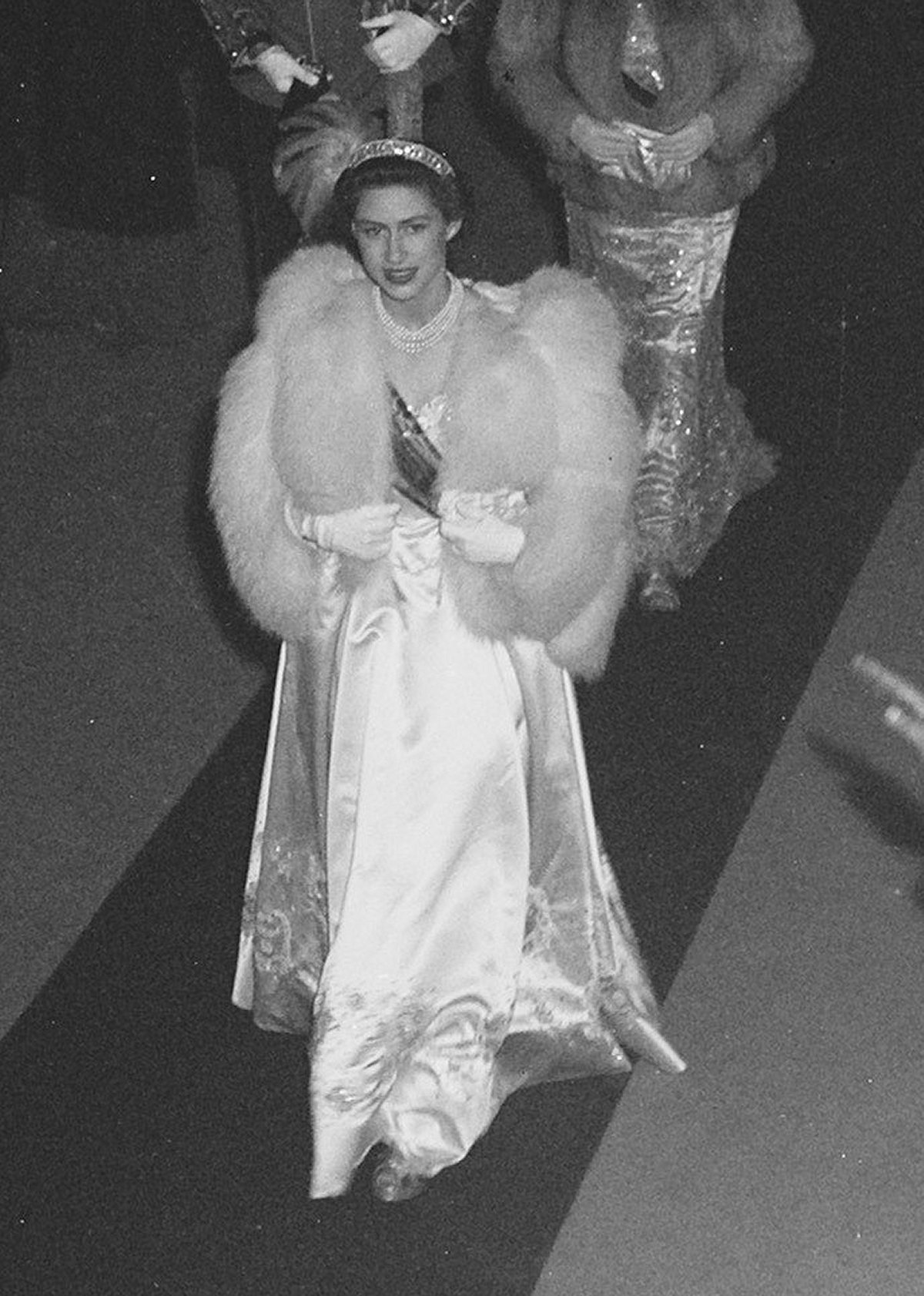 Princess Margaret of the United Kingdom arrives at the Olympic Stadium in Amsterdam during the inauguration celebrations for Queen Juliana of the Netherlands on September 6, 1948 (Anefo/Nationaal Archief/Wikimedia Commons)