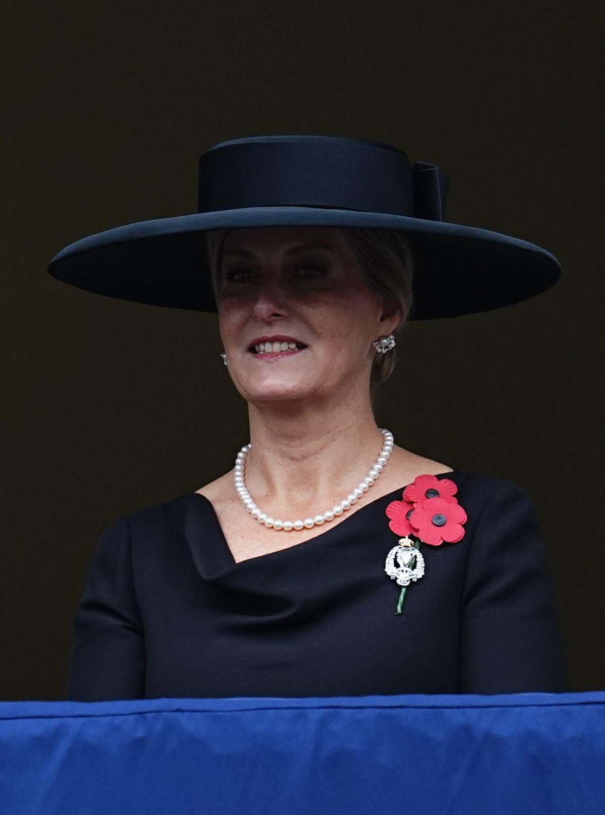 La Duchessa di Edimburgo partecipa alla cerimonia della Domenica del Ricordo al Cenotafio di Londra il 10 novembre 2024 (Aaron Chown/PA Images/Alamy)