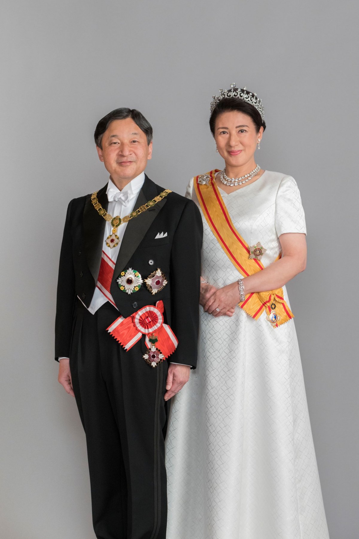 L'Imperatore Naruhito e l'Imperatrice Masako del Giappone, 2019 (Wikimedia Commons)