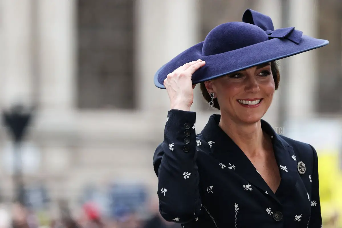 La Principessa di Galles arriva al servizio per il Giorno del Commonwealth all'Abbazia di Westminster a Londra il 13 marzo 2023 (ADRIAN DENNIS/AFP via Getty Images)