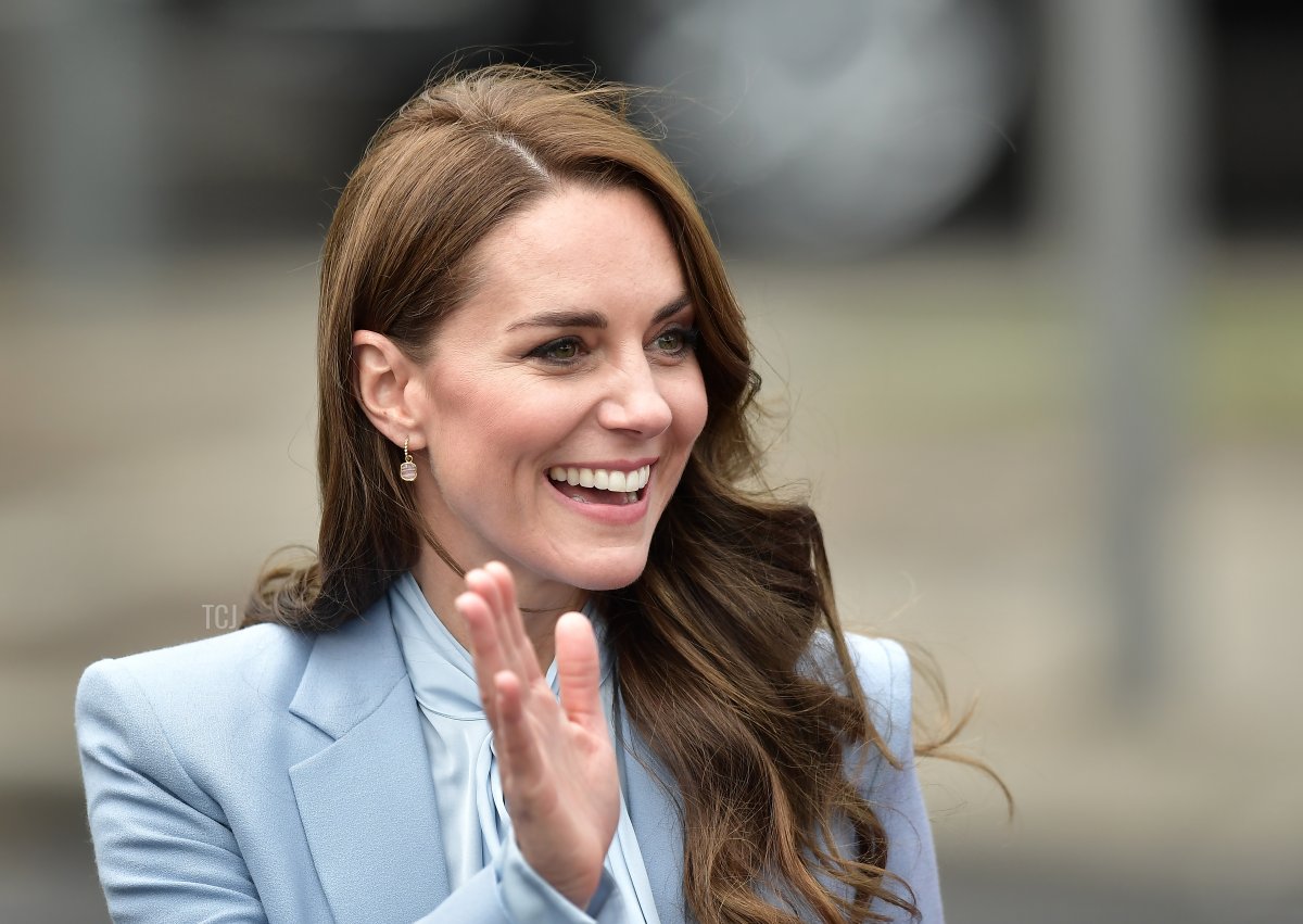 Catherine, Princess of Wales ritratta durante la sua visita a Carrickfergus il 6 ottobre 2022 in Carrickfergus, Irlanda del Nord