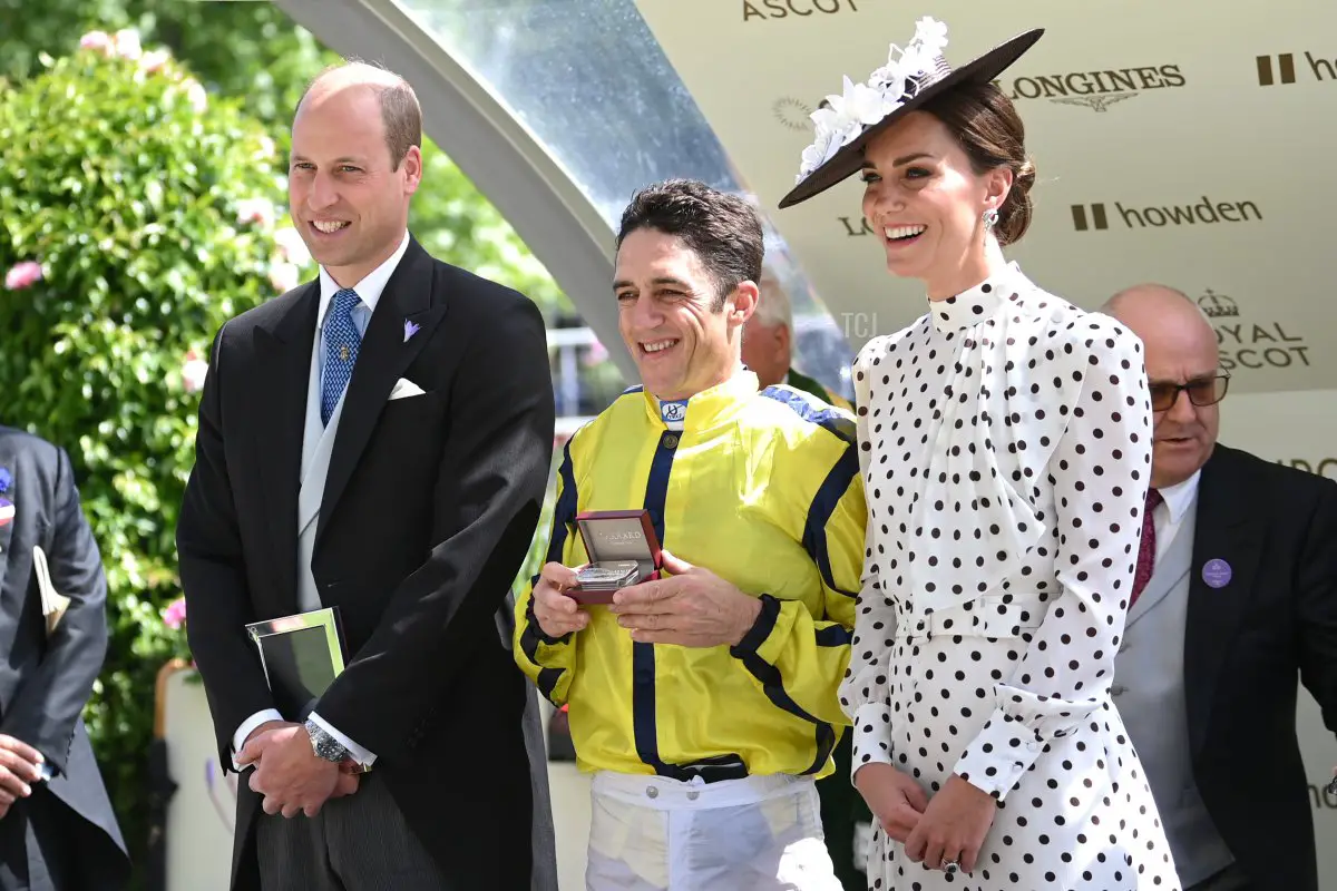 Il Duca di Cambridge e la Duchessa di Cambridge partecipano a Royal Ascot 2022 all'ippodromo di Ascot il 17 giugno 2022 ad Ascot, Inghilterra