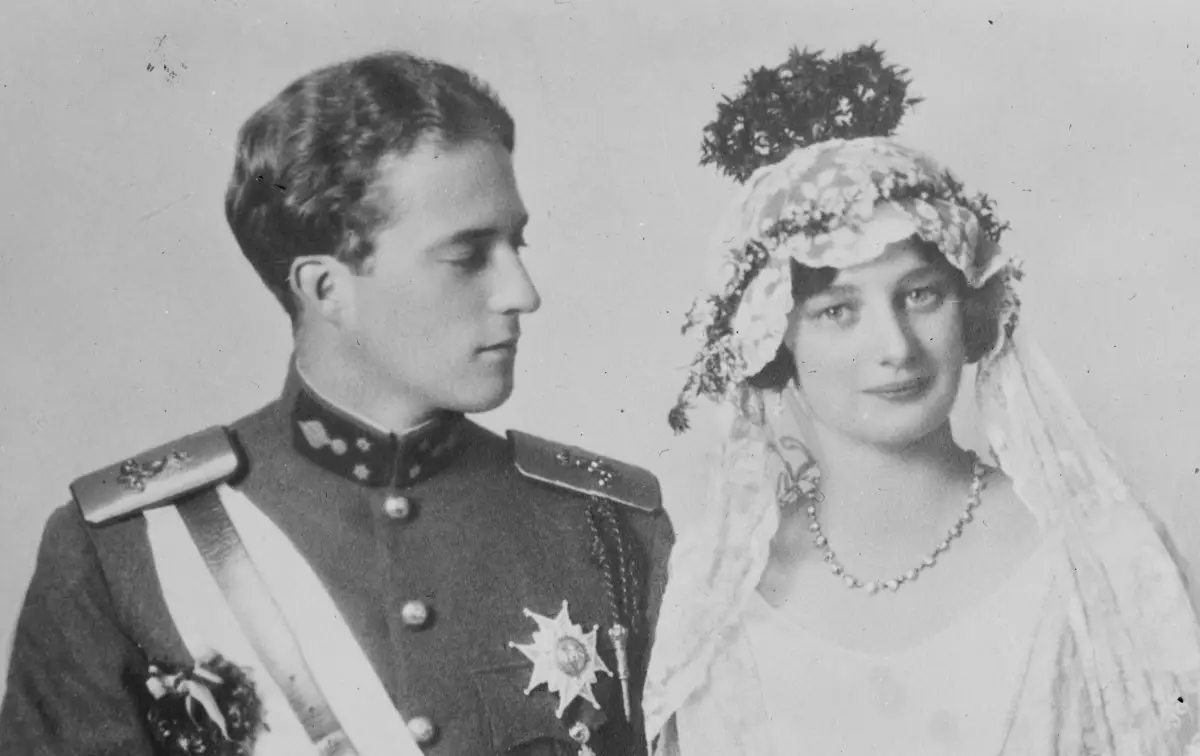 Ritratto di matrimonio di re Leopoldo III e della regina Astrid del Belgio, 1926