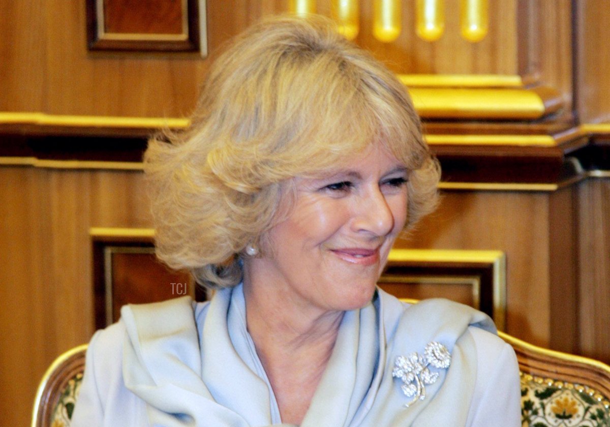 Camilla, moglie del Principe Carlo d'Inghilterra, incontra il Re Saudita Abdullah Bin Abdulaziz a Riyadh (non presente) a Riyadh, 25 marzo 2006