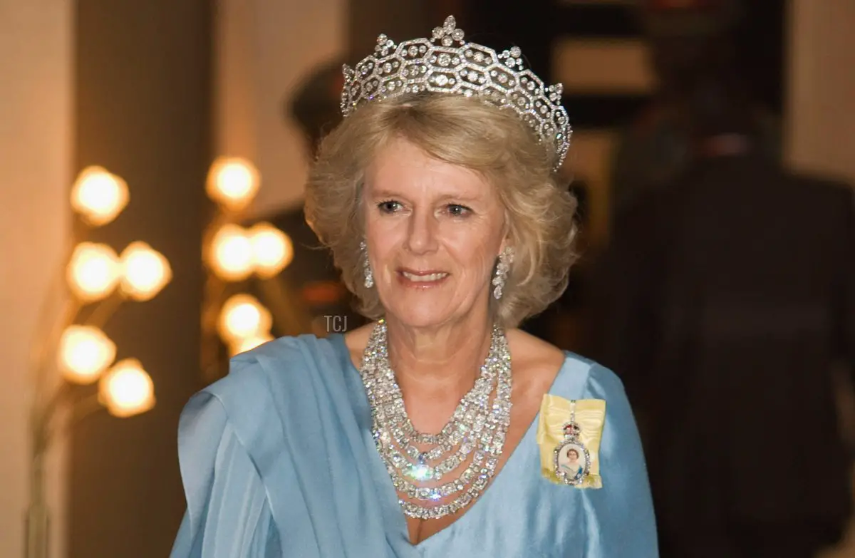 HRH Camilla, Duchess of Cornwall arrives at the Serena Hotel for The Queen's Banquet for Commonwealth Heads of Government on November 23, 2007 in Kampala, Uganda