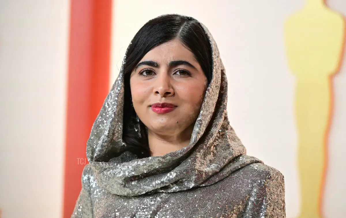 Malala Yousafzai partecipa alla 95a edizione degli Academy Awards presso il Dolby Theatre di Hollywood, California il 12 marzo 2023 (FREDERIC J. BROWN/AFP via Getty Images)