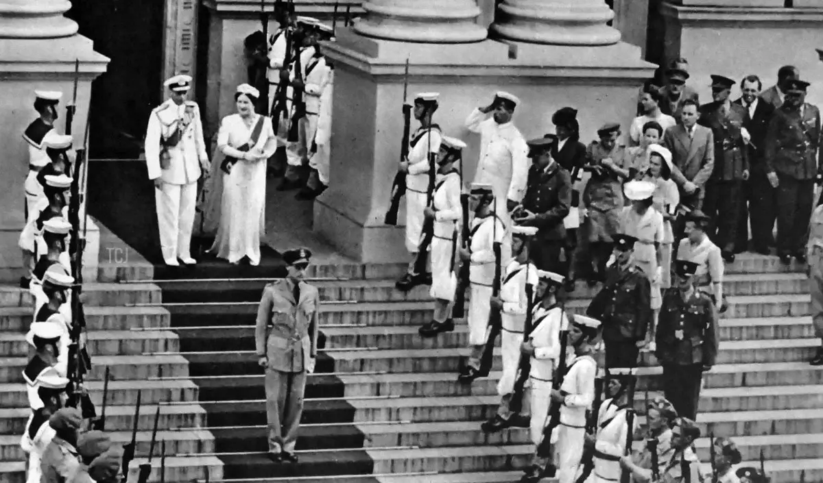 Visita al Parlamento a Città del Capo, 1947