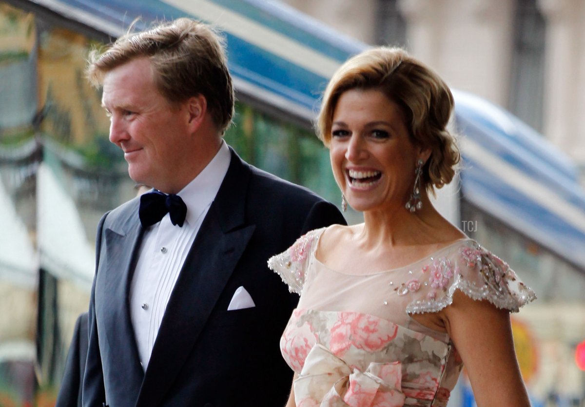 Il Principe Ereditario Willem-Alexander e la Principessa Máxima sono visti prima del matrimonio tra la Principessa Vittoria di Svezia e Daniel Westling il 18 giugno 2010 a Stoccolma, Svezia