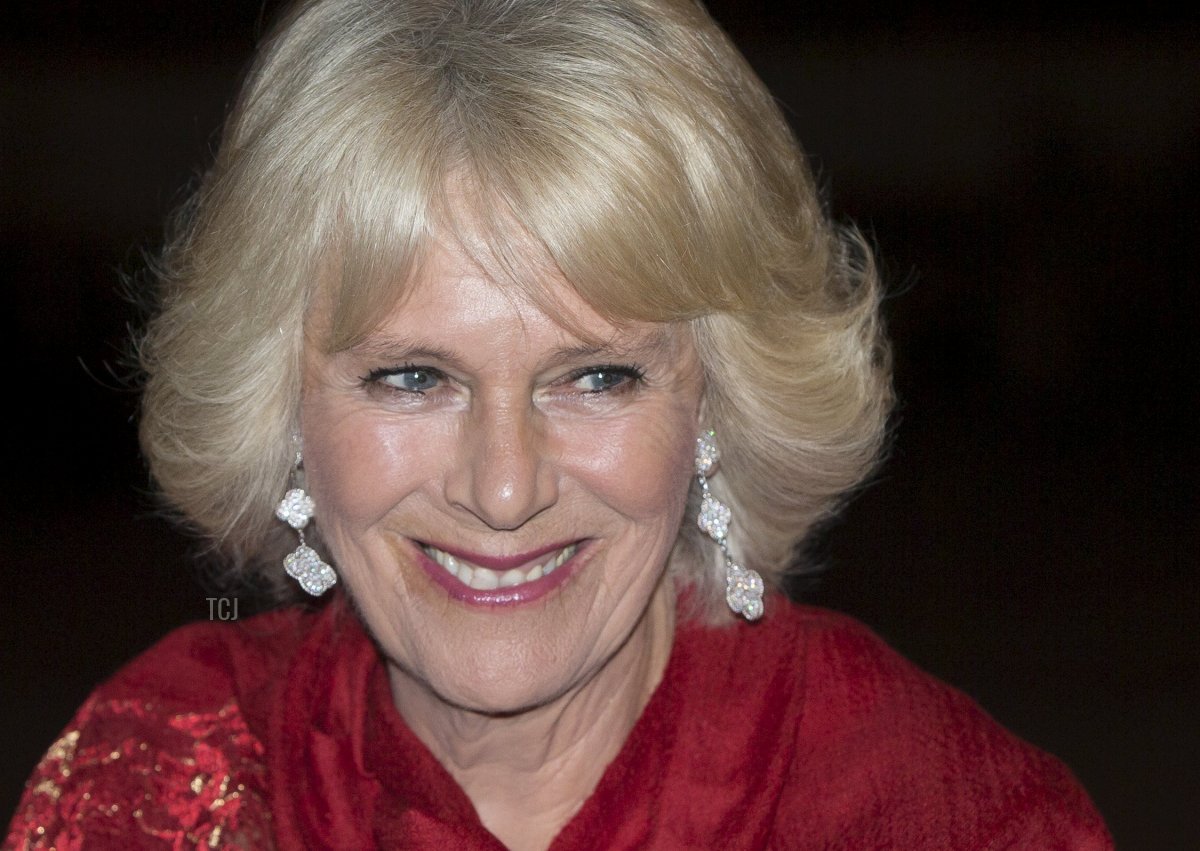 Camilla, Duchess of Cornwall attends the 2015 Man Booker Prize winners reception at The Guildhall on October 13, 2015 in London, England