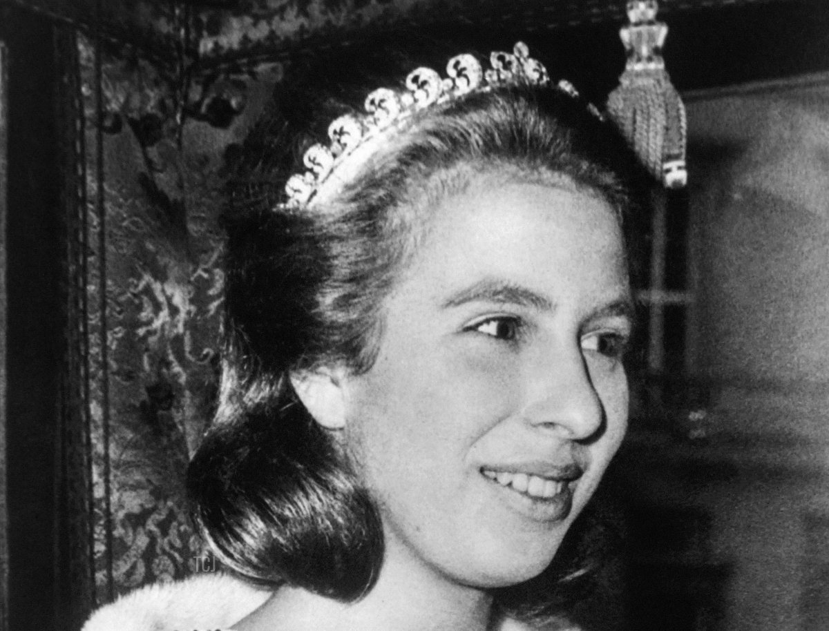 La principessa Anna partecipa all'apertura dello Stato del Parlamento a Londra il 31 ottobre 1967 (CENTRAL PRESS/AFP via Getty Images)