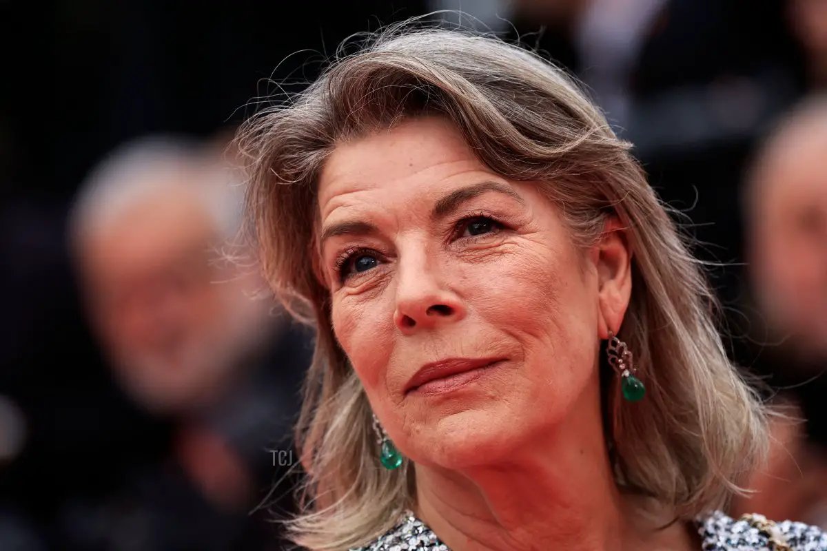 La principessa Carolina di Monaco arriva per la proiezione del film 'Killers of the Flower Moon' al Festival di Cannes in Francia, il 20 maggio 2023 (VALERY HACHE/AFP via Getty Images)