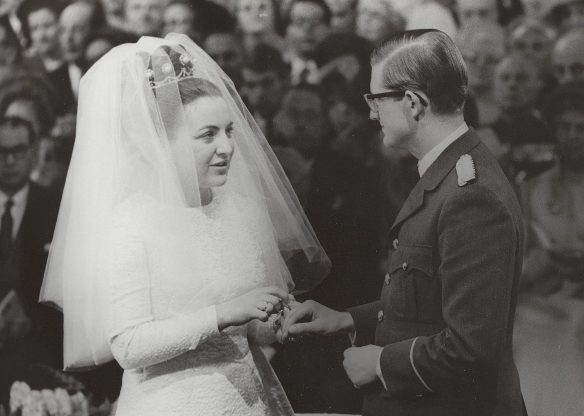 La Principessa Margriet dei Paesi Bassi sposa Pieter van Vollenhoven all'Aia, 10 gennaio 1967 (Anefo/Nationaal Archief/Wikimedia Commons)