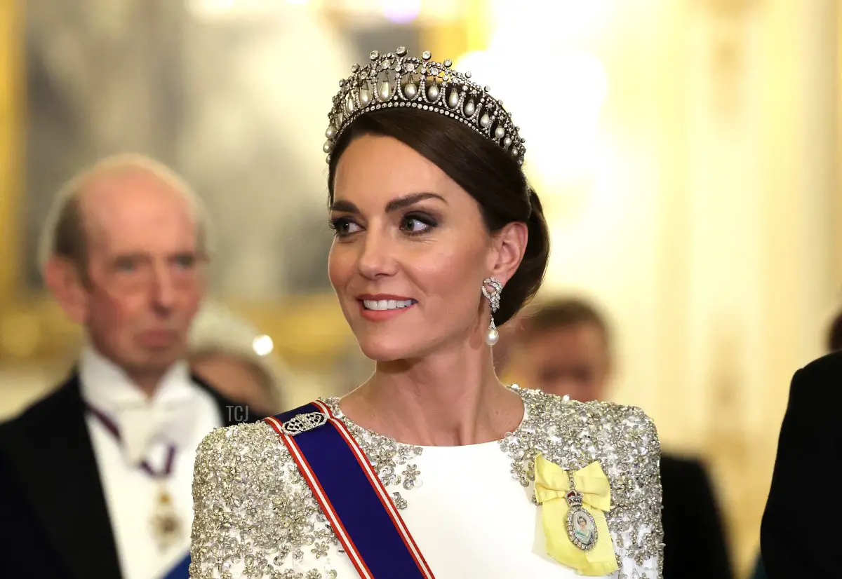 Catherine, Princess of Wales during the State Banquet at Buckingham Palace on November 22, 2022 in London, England (Chris Jackson/Getty Images)