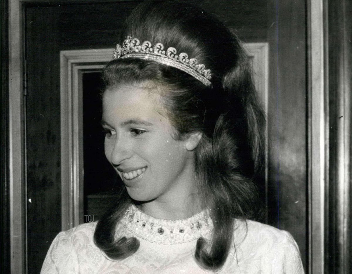 La principessa Anna all'anteprima di un film al Warner Theatre, novembre 1969