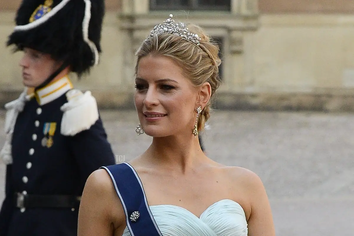 La Principessa Tatiana partecipa al matrimonio della Principessa Madeleine di Svezia e Christopher O'Neill a Stoccolma l'8 giugno 2013 (JONATHAN NACKSTRAND/AFP via Getty Images)