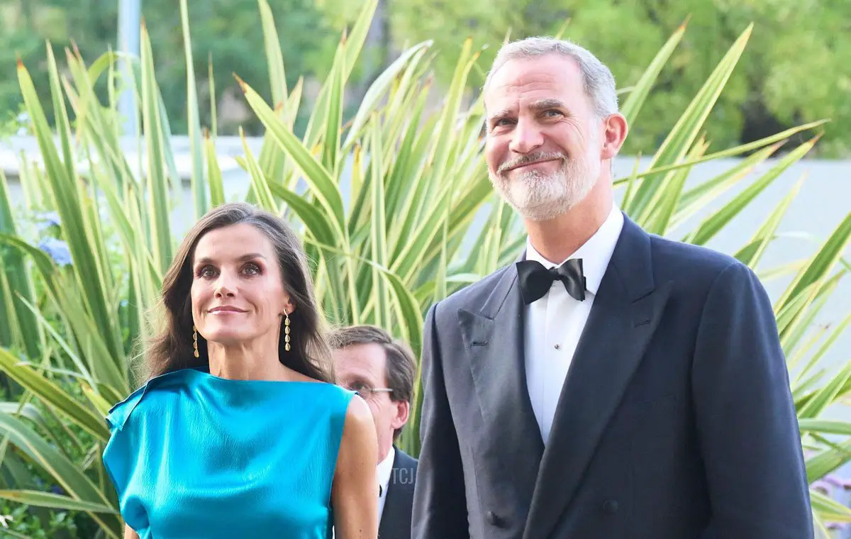 Il Re Felipe VI e la Regina Letizia di Spagna partecipano agli ABC Journalism Awards a Madrid il 17 luglio 2023 (Jack Abuin/Zuma Press/Alamy)