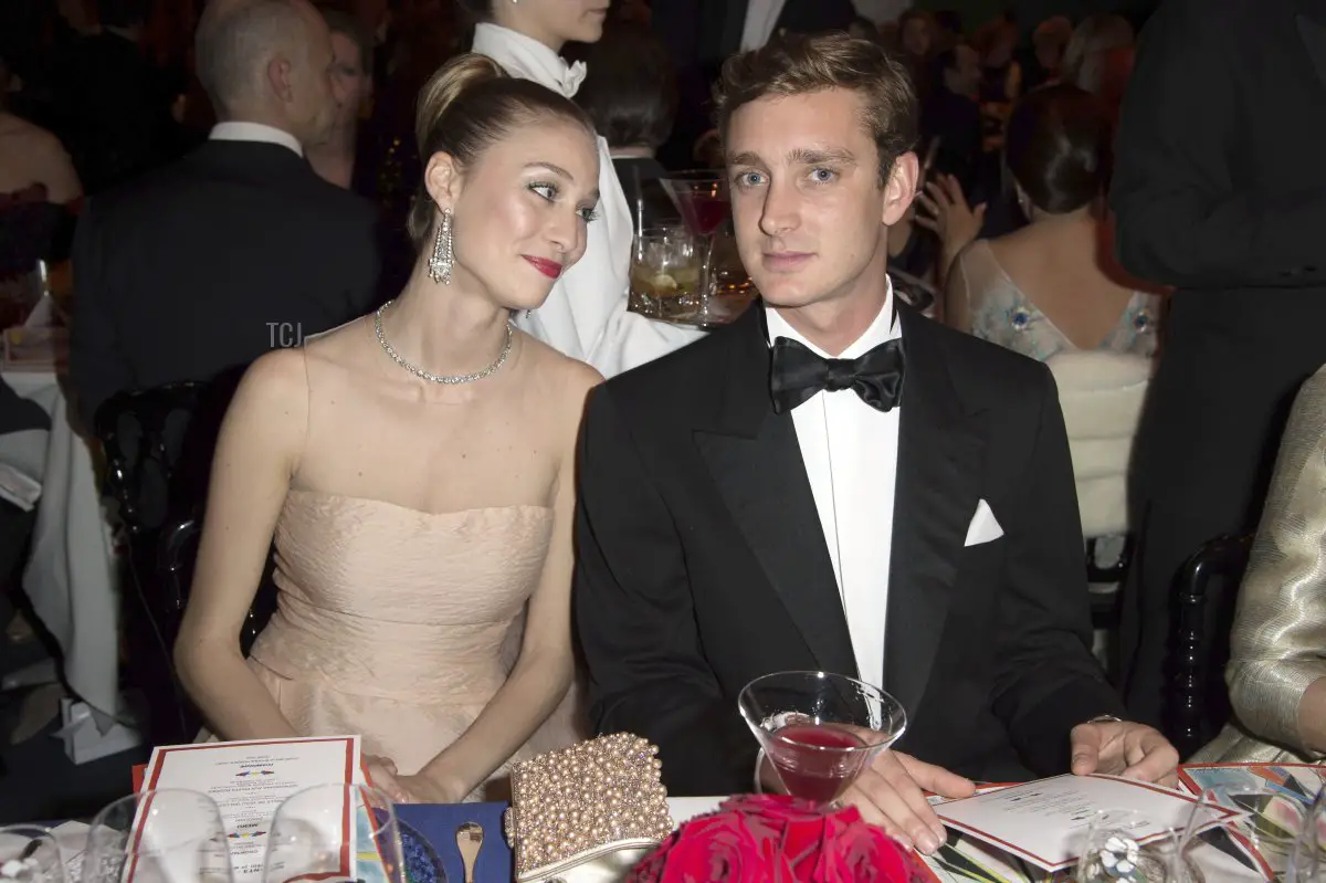 Beatrice Borromeo e Pierre Casiraghi partecipano al Rose Ball 2014 a favore della Princess Grace Foundation presso lo Sporting Monte-Carlo il 29 marzo 2014 a Monaco