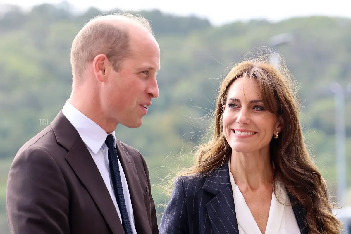 Il Principe e la Principessa di Galles visitano la Fitzalan High School per celebrare l'inizio del Mese della Storia Nera a Cardiff il 3 ottobre 2023 (Chris Jackson/Getty Images)