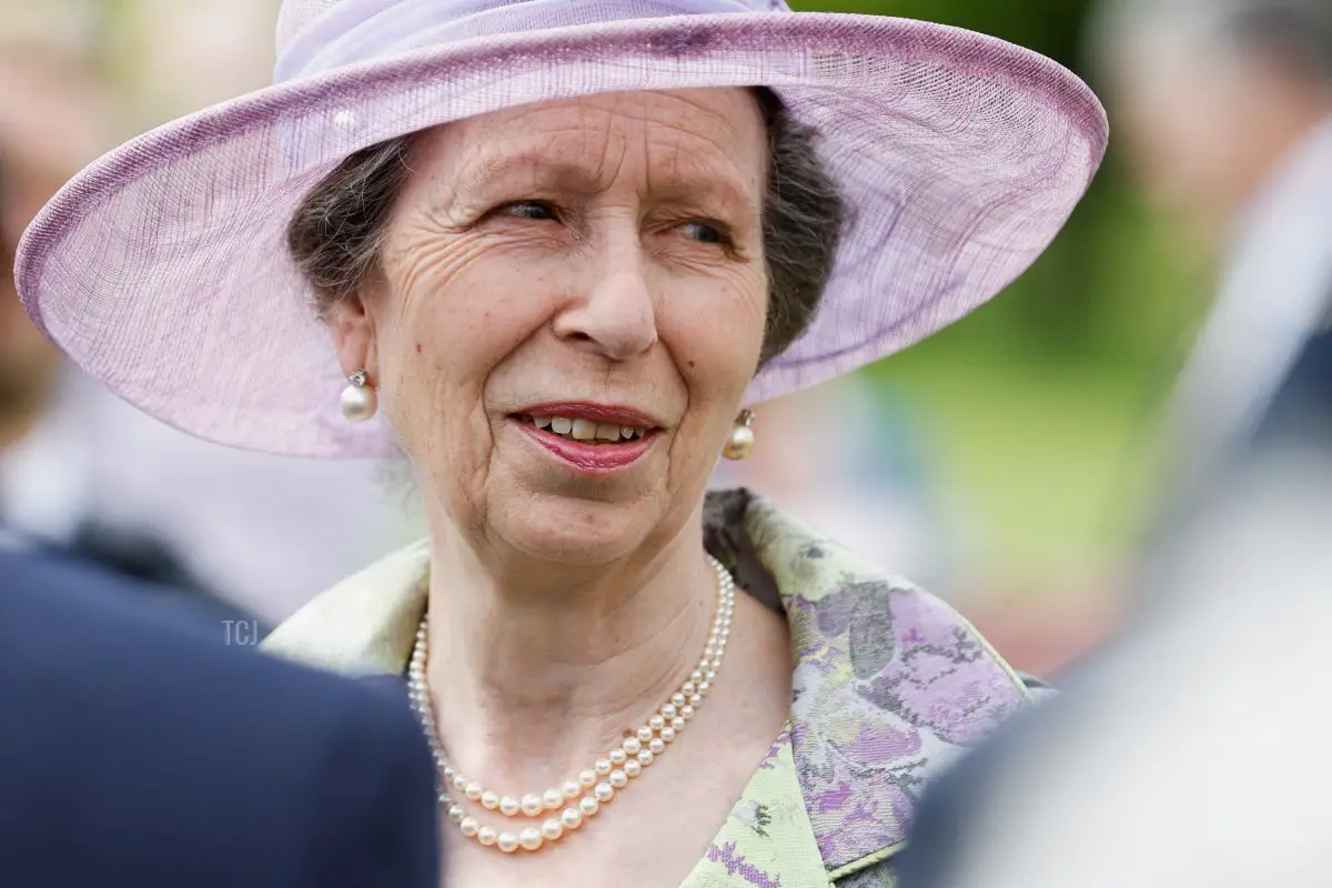 La principessa Anna, Principessa Reale, ospita il Garden Party dell'Associazione Not Forgotten a Buckingham Palace il 12 maggio 2022 a Londra, Inghilterra