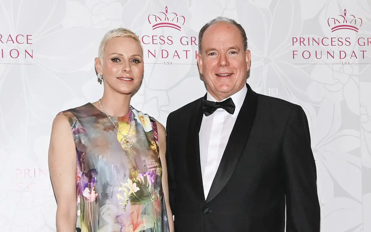 La Principessa Charlene di Monaco e il Principe Alberto II di Monaco partecipano ai Premi Principessa Grace al 583 Park Avenue il 3 novembre 2022 a New York City