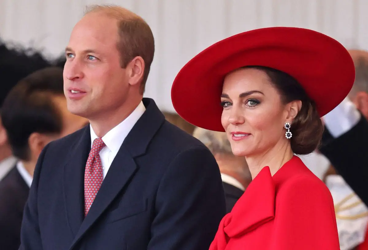 Il Principe e la Principessa di Galles partecipano a una cerimonia di benvenuto ufficiale per il Presidente della Corea del Sud presso Horse Guards Parade a Londra il 21 novembre 2023 (Chris Jackson/PA Images/Alamy)