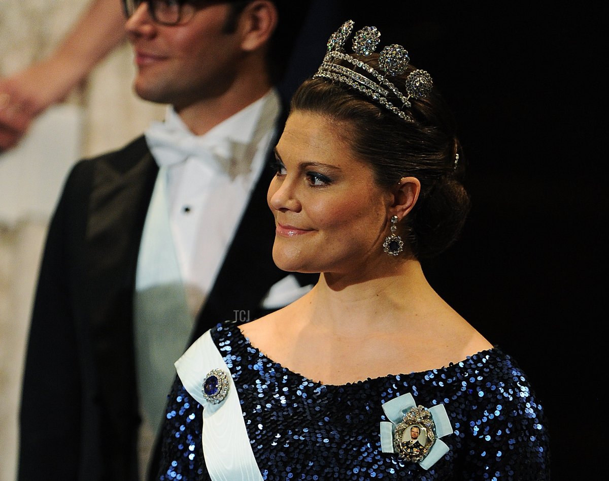 La Principessa Vittoria di Svezia partecipa alla Cerimonia di Premiazione del Premio Nobel presso la Stockholm Concert Hall il 10 dicembre 2011 a Stoccolma, Svezia