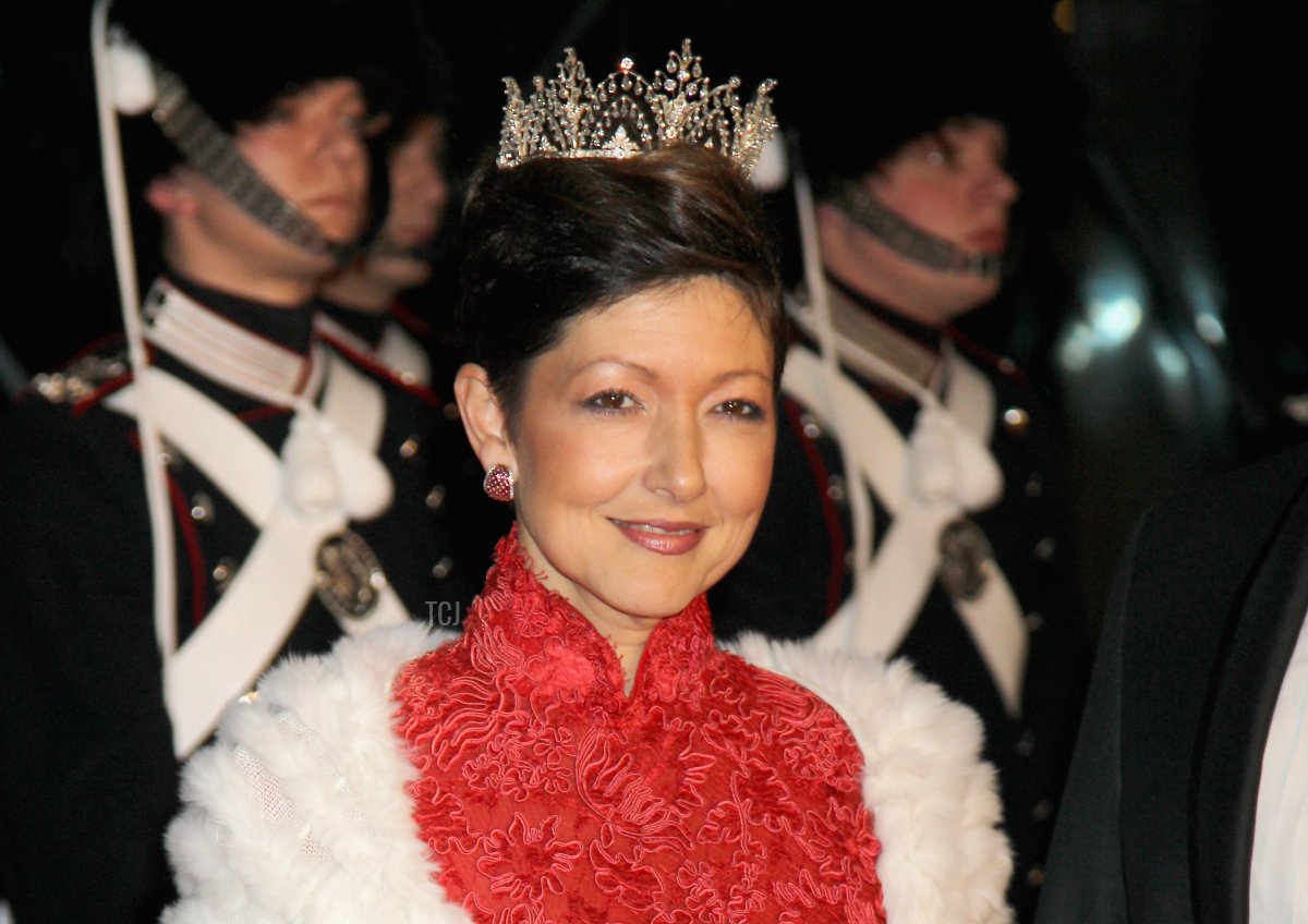 L'arrivo della Contessa Alexandra di Frederiksborg a una performance di gala al DR Concert Hall per celebrare i 40 anni di regno della Regina Margrethe II di Danimarca il 14 gennaio 2012 a Copenaghen, Danimarca