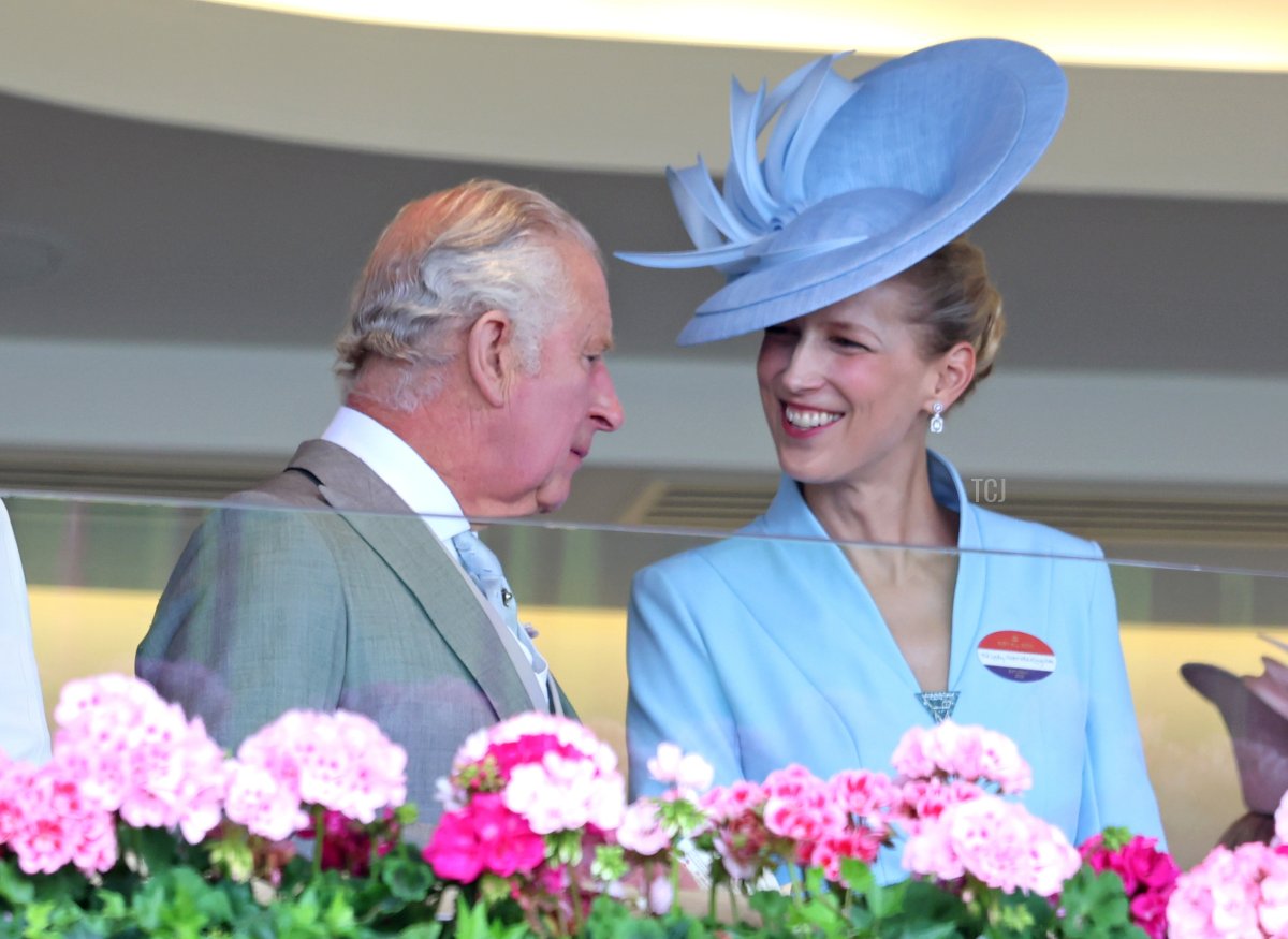 Re Carlo III e Lady Gabriella Kingston partecipano al quinto giorno di Royal Ascot il 24 giugno 2023 (Chris Jackson/Getty Images)