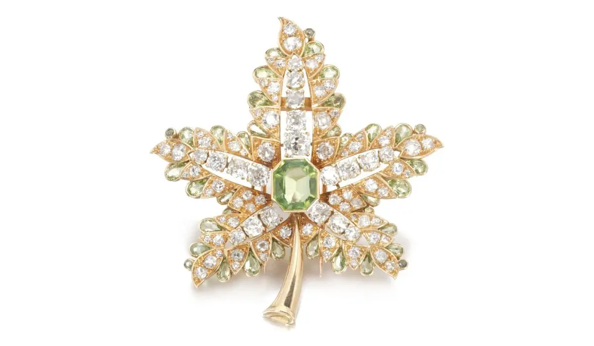 René Boivin, Peridot e spilla in diamante